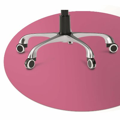 Tapete para cadeira de escritório Cor rosa