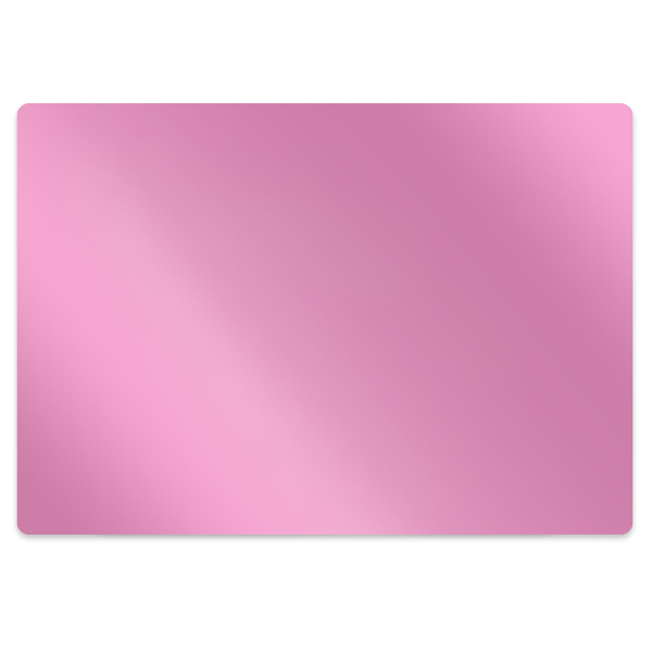 Tapete para cadeira de escritório Cor Rosa claro
