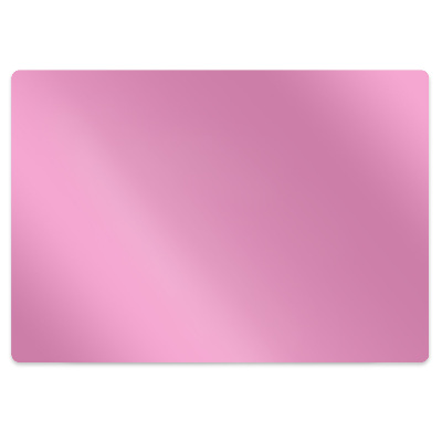Tapete para cadeira de escritório Cor Rosa claro
