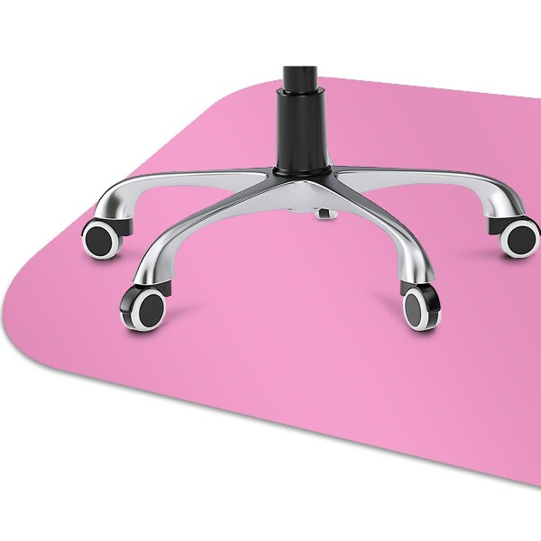 Tapete para cadeira de escritório Cor Rosa claro