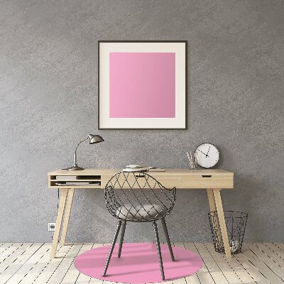 Tapete para cadeira de escritório Cor Rosa claro