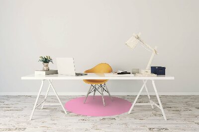 Tapete para cadeira de escritório Cor Rosa claro