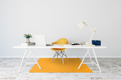 Tapete para escritório Cor: Amarelo escuro