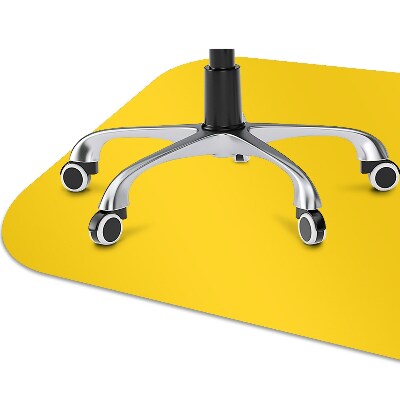 Tapete para escritório Cor: Amarelo claro