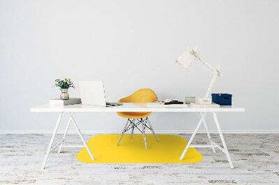Tapete para escritório Cor: Amarelo claro