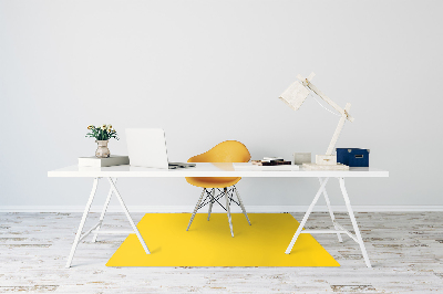 Tapete para escritório Cor: Amarelo claro