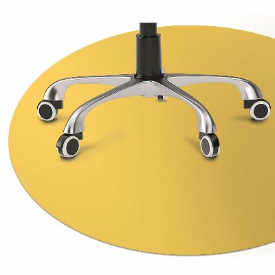 Tapete para escritório Cor: Amarelo claro