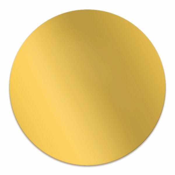 Tapete para escritório Cor: Amarelo claro