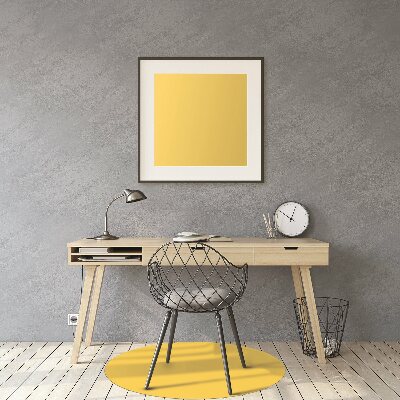 Tapete para escritório Cor: Amarelo claro