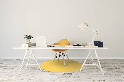 Tapete para escritório Cor: Amarelo claro