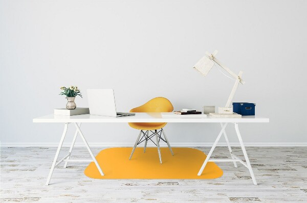 Tapete escritório Cor Amarelo Médio