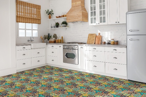 Piso vinilico Patchwork