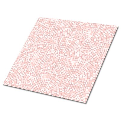 Piso vinilico Mosaico cerâmico rosa