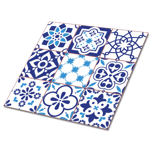 Vinil chão Padrão de azulejos