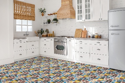 Vinil chão mosaico oriental