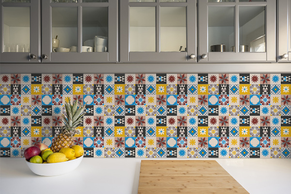 Vinil chão mosaico oriental