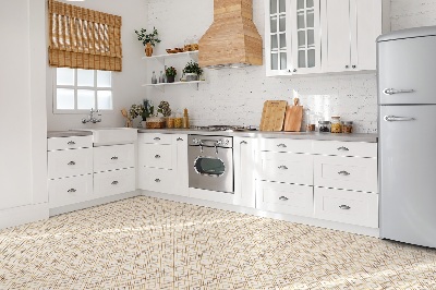 Piso vinilico Linhas douradas