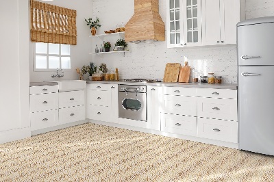 Pavimento vinílico Folhas douradas