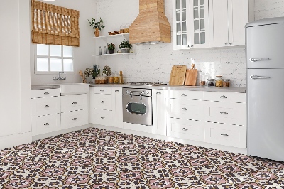 Pavimento vinílico flores árabes