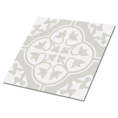 Vinil chão Enfeite de flor