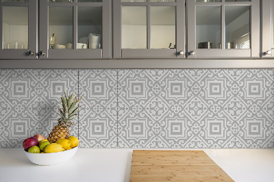 Piso vinilico Padrões geométricos cinzas