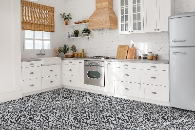Piso vinilico Padrão cinza de planta