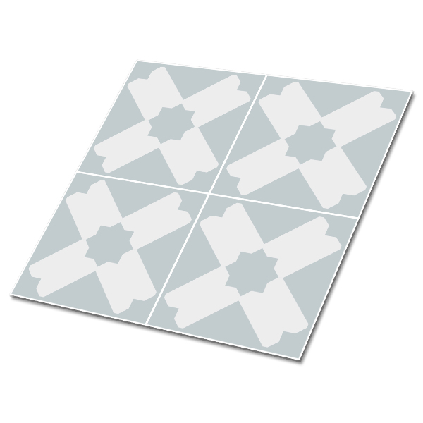 Vinil chão Patchwork geométrico