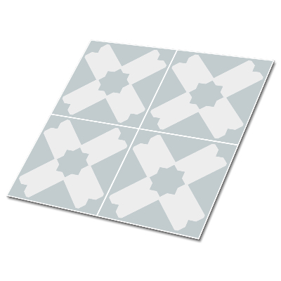 Vinil chão Patchwork geométrico