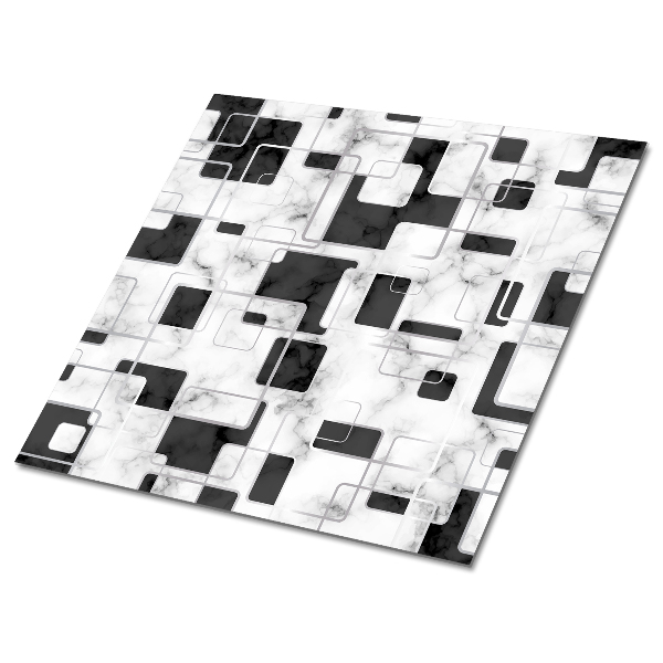 Piso vinilico Mosaico sobre mármore