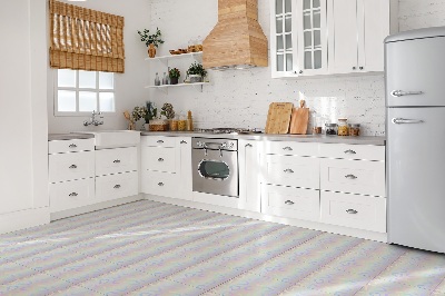 Pavimento vinílico Corações coloridos