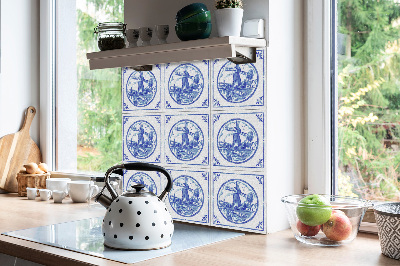 Pavimento vinílico Moinho de vento estilo azulejos