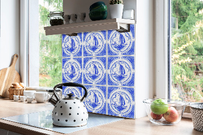 Vinil chão Barco de azulejos