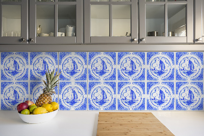 Vinil chão Barco de azulejos