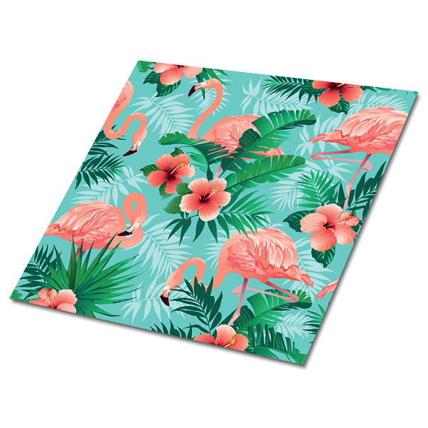 Piso vinilico Flamingos