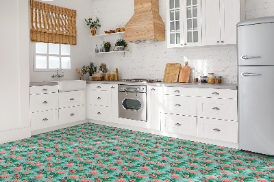 Piso vinilico Flamingos