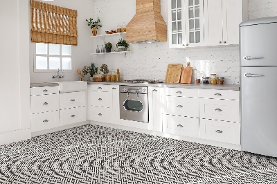 Pavimento vinílico Linhas geométricas