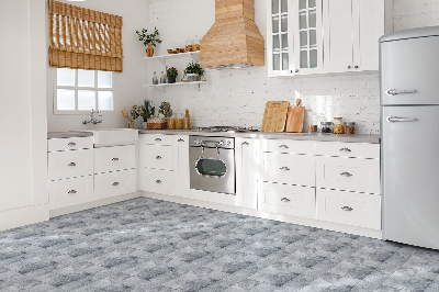 Piso vinilico Patchwork de pedra