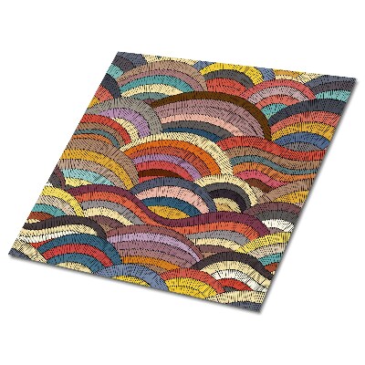 Vinil chão Ondas de retalhos