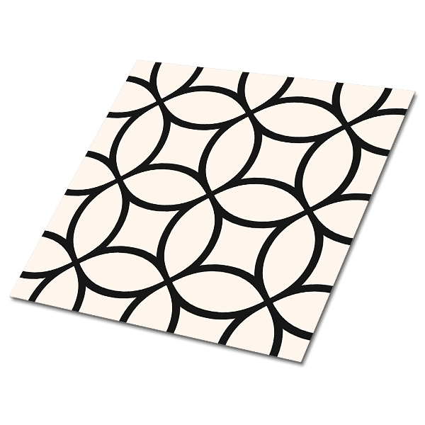 Piso vinilico Círculos geométricos