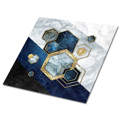 Piso vinilico Abstração de hexágonos