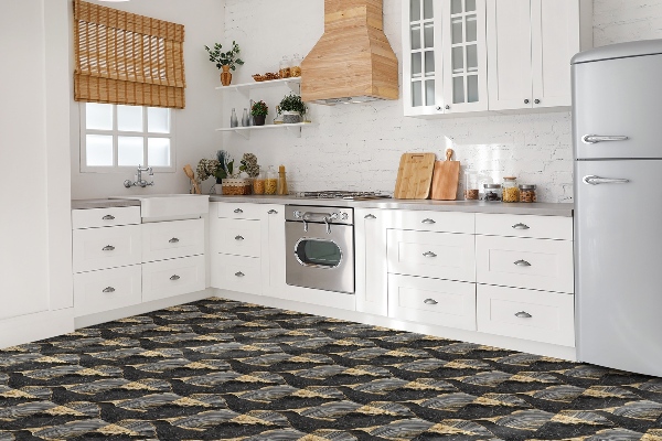 Piso vinilico Mosaico de mármore