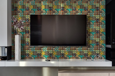 Revestimento de parede em pvc Patchwork de cozinha