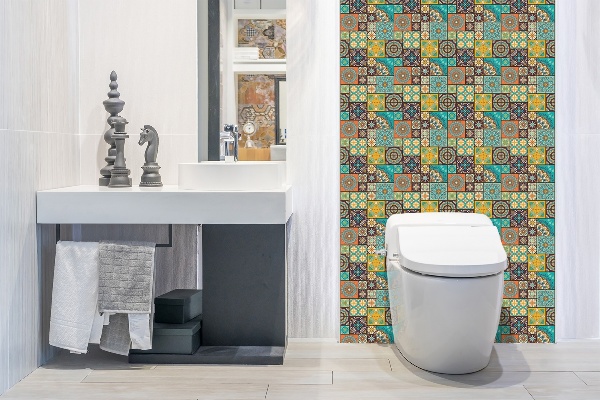 Revestimento de parede em pvc Patchwork de cozinha