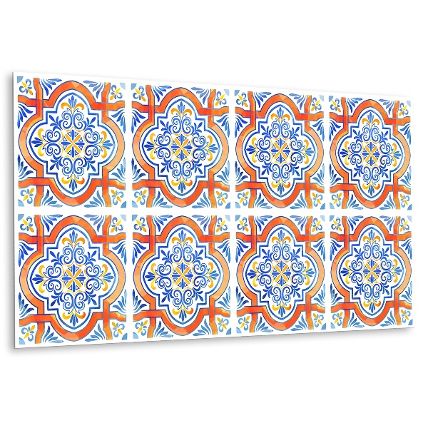 Revestimento parede cozinha moderna Gráficos estilo azulejos