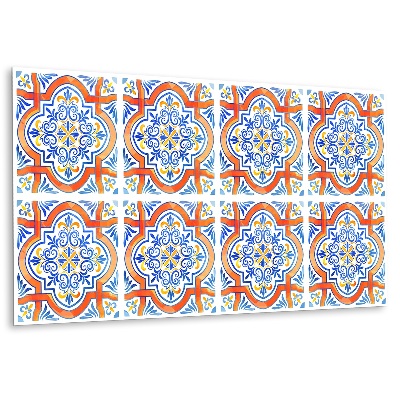 Revestimento parede cozinha moderna Gráficos estilo azulejos
