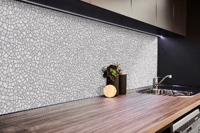 Revestimento de parede em pvc Mosaico cinza