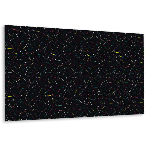 Revestimento de parede em pvc linhas coloridas decorativas