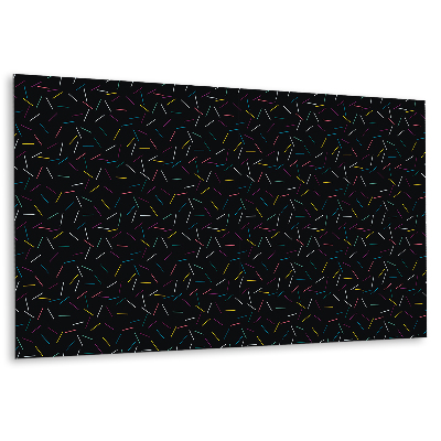 Revestimento de parede em pvc linhas coloridas decorativas