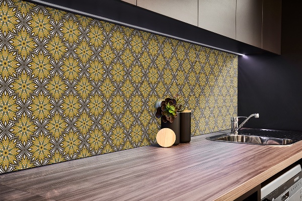 Revestimento de parede ornamento oriental
