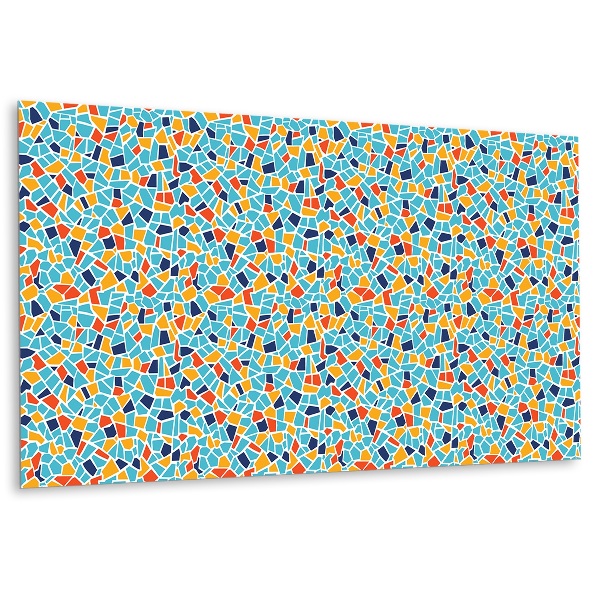 Revestimento de parede mosaico colorido